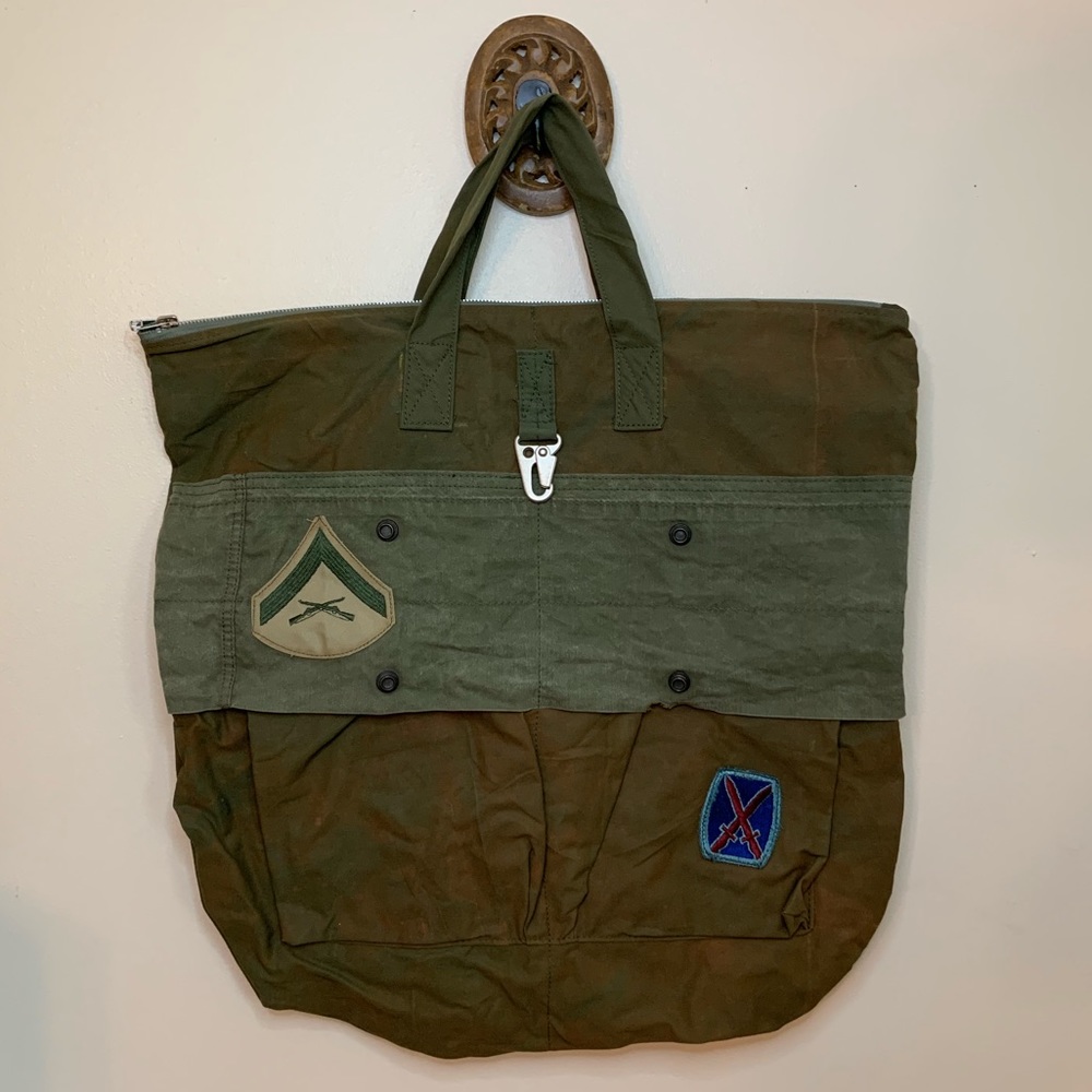 Vintage Refurbished Army Surplus Bag